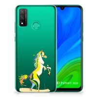 Huawei P Smart 2020 Telefoonhoesje met Naam Horse Color - thumbnail