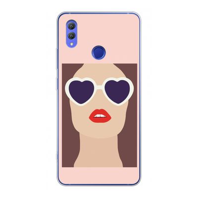 Red lips: Honor Note 10 Transparant Hoesje