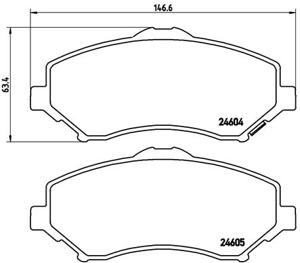 Remmenset, remschijf BREMBO, Remschijftype: Binnen geventileerd, Inbouwplaats: Achteras, u.a. für Jeep, Dodge