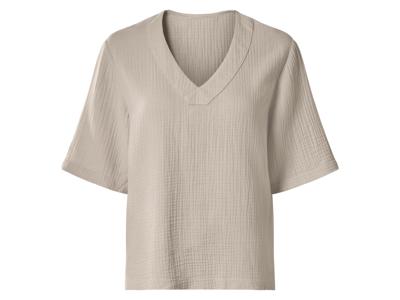 esmara Mousseline dames top (Beige, M)