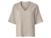 esmara Mousseline dames top (Beige, M)