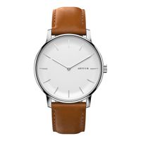 ARTUUR Cedar - Polshorloge - Cognac Leer