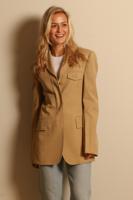 Max Mara blazer Bruin maat 38 Katoen, Viscose Enrico-004 - thumbnail