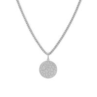 Gepersonaliseerde neusafdruk ketting - Stainless steel - Zilver - 13 mm