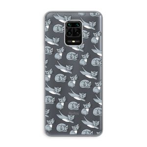 Poezen: Xiaomi Redmi Note 9 Pro Transparant Hoesje