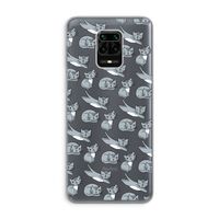 Poezen: Xiaomi Redmi Note 9 Pro Transparant Hoesje