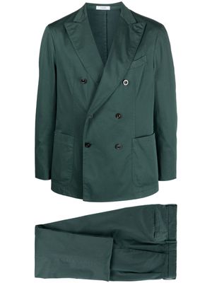Boglioli costume croisé à revers pointus - Vert