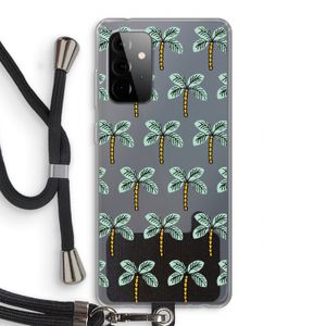 Paradise: Samsung Galaxy A72 5G Transparant Hoesje met koord