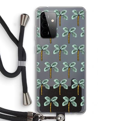 Paradise: Samsung Galaxy A72 5G Transparant Hoesje met koord