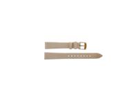 Horlogeband Armani AR1927 Leder Beige 14mm