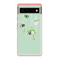 Hang In There: Google Pixel 6 Transparant Hoesje