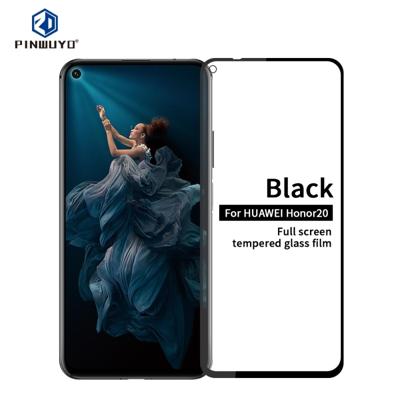 PINWUYO 9u 2.5 D volledige lijm gehard glas film voor HUAWEI Honor20
