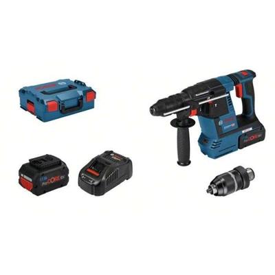 SDS Plus Bosch Professional GBH 18V-26F boorhamer, met 2 ProCore 5,5Ah accu's, lader, in L-Boxx - 061191000F