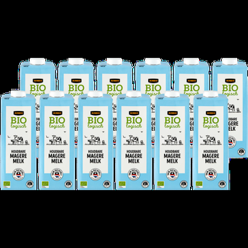 Jumbo Biologisch Houdbare Magere Melk 12 x 1 L