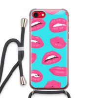 Bite my lip: iPhone SE 2020 Transparant Hoesje met koord