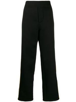DSQUARED2 pantalon de jogging à logo contrastant - Noir