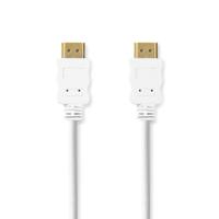 Nedis High Speed ??HDMI™-Kabel met Ethernet | HDMI™ Connector | HDMI™ Connector | 4K@60Hz | ARC | 18 Gbps | 2.00 m | Rond | PVC | Wit | Label - - thumbnail