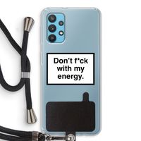 My energy: Samsung Galaxy A32 4G Transparant Hoesje met koord