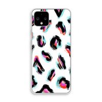 Cheetah color: Pixel 4 Transparant Hoesje