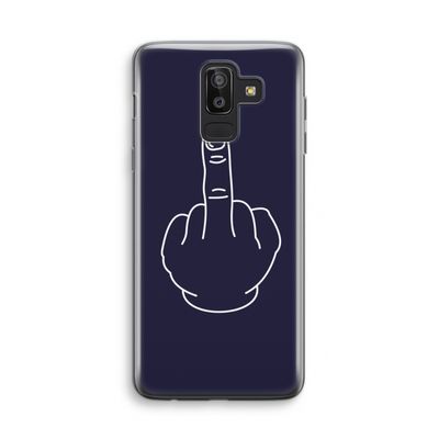 F**k U: Samsung Galaxy J8 (2018) Transparant Hoesje