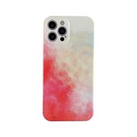 iPhone XR hoesje - Backcover - Patroon - TPU - Rood/Wit - thumbnail