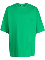 FIVE CM t-shirt en coton à broderies - Vert