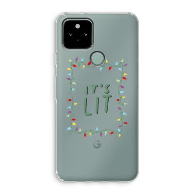 It's Lit: Google Pixel 5 Transparant Hoesje