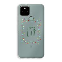 It's Lit: Google Pixel 5 Transparant Hoesje
