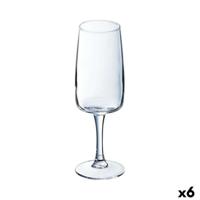 Champagneglas Luminarc Equip Home Transparant Glas 170 ml (6 Stuks)