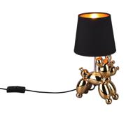 Trio Zwart gouden tafellamp Bello R50241079