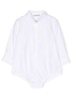 Dolce & Gabbana Kids body boutonné à manches longues - Blanc - thumbnail