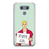 Gimme a call: LG G6 Transparant Hoesje