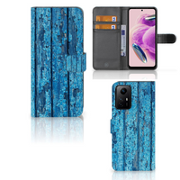 Xiaomi Redmi Note 12S Book Style Case Wood Blue