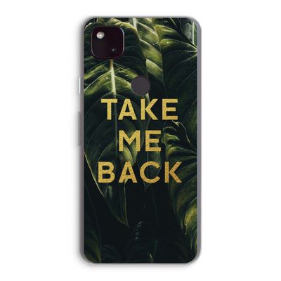 Take me back: Google Pixel 4a 5G Transparant Hoesje