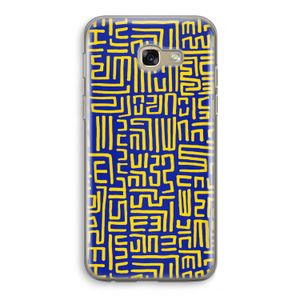 Majorelle Blue Print: Samsung Galaxy A5 (2017) Transparant Hoesje