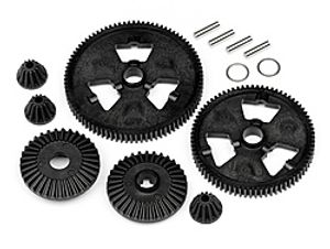 Spur gear / diff gear set (75t/87t/48p)