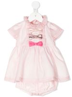 Hucklebones London ensemble robe-short à détail de nœud - Rose