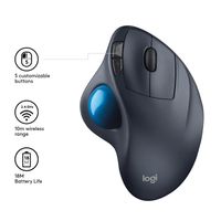 Logitech M570 muis Rechtshandig RF Draadloos Laser - thumbnail