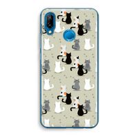 Katten: Huawei P20 Lite Transparant Hoesje Katten: Huawei P20 Lite Transparant Hoesje