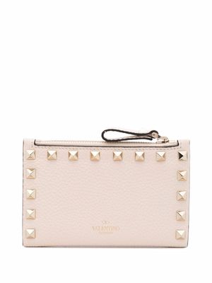 Valentino Garavani portefeuille Rockstud - Tons neutres