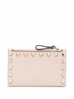 Valentino Garavani portefeuille Rockstud - Tons neutres Valentino Garavani portefeuille Rockstud - Tons neutres