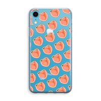 Just peachy: iPhone XR Transparant Hoesje