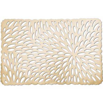 Zeller placemats - glanzend goud - rechthoekig - 29 x 44 cm - onderleggers