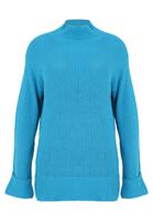 Yoek Pullover Collar KNIT ECO | Turquoise | Maat 46/48