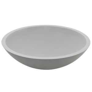 Wiesbaden Valerie waskom 43x13 cm solid surface rond beton look