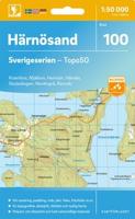 Topografische kaart - Wandelkaart 100 Sverigeserien Härnösand | Norstedts