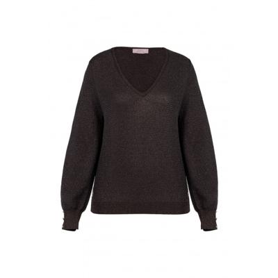 Studio Anneloes - Bruin | Dames | Trui | Bruin | XS | regular | Kamst mode