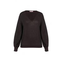 Studio Anneloes - Bruin | Dames | Trui | Bruin | XS | regular | Kamst mode