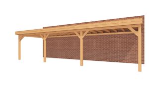 YARD Outdoor veranda SUBLIME Plat dak - 1000x300 cm- Plat dak- - YARD Outdoor