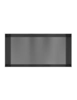 Hotbath &MORE Inbouwnis 30x60x10cm frameless Geborsteld Gunmetal PVD